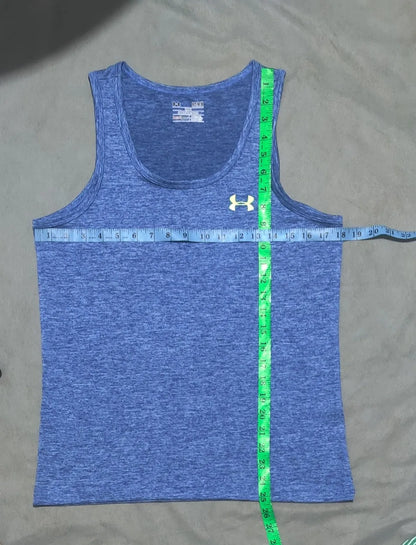 Under Armour Women Sport Blue Vest T Shirt M – Preloved Labels (view 4)
