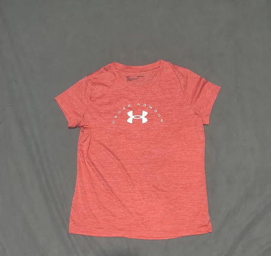 Under Armour Women Sport Orange T Shirt XS – Preloved Labels (view 2)