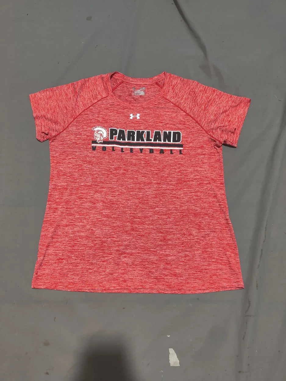 Under Armour Women Sport Red T Shirt XL – Preloved Labels (view 2)