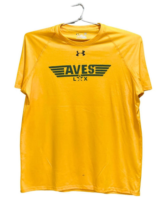 Under Armour Yellow For Men Sports T Shirt L - Preloved Labels