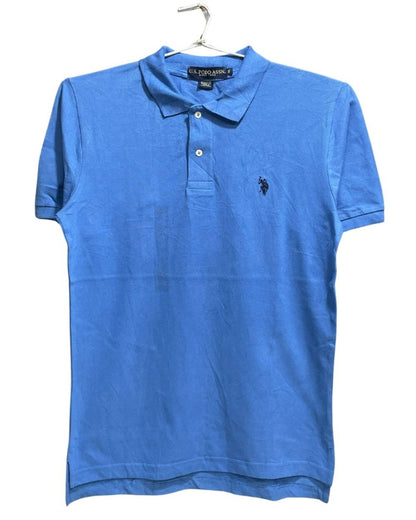U.S Polo Assn Blue Cotton Jersey Polo T Shirt For Men S - Preloved Labels
