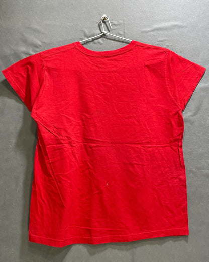 USA Red Cotton For Women T Shirt XL - Preloved Labels