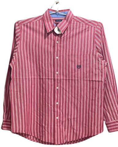 Chaps Red Cotton Shirt For Men M