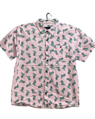 Nickelodeon Pink Cotton Shirt For Men X Large