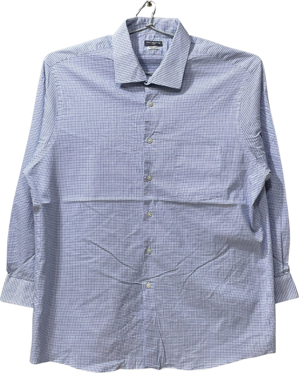 Van Heusen Blue Cotton Shirt For Men X Large