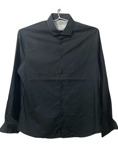 Calvin Klein Black Cotton Shirt For Men Large