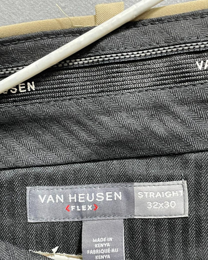 Van Heusen Khaki Polyester Dress Pant For Men L - Preloved Labels