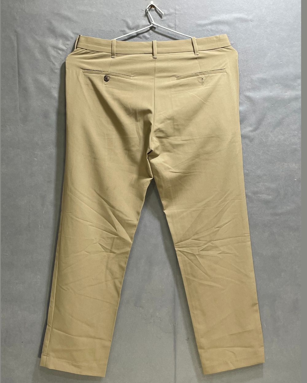 Van Heusen Khaki Polyester Dress Pant For Men L - Preloved Labels