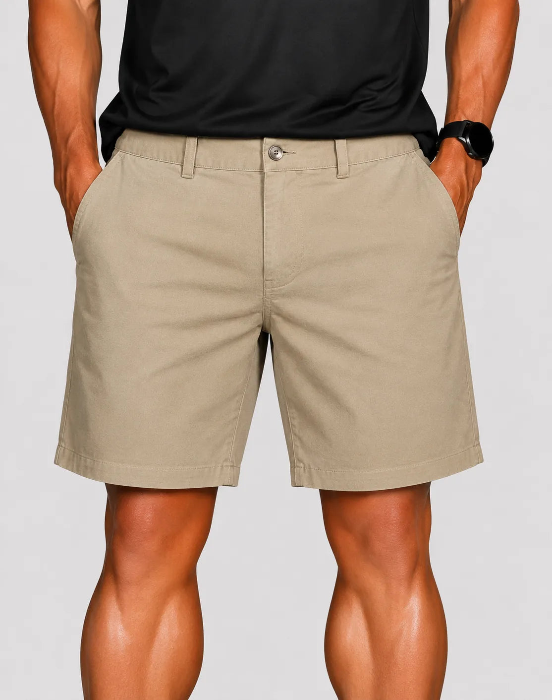 Van Heusen Men Cotton Cream Short – Preloved Labels
