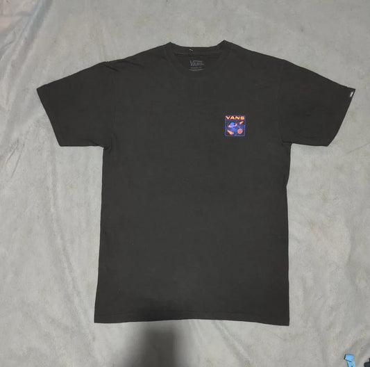 Vans Men Cotton Black T Shirt M – Preloved Labels (view 2)