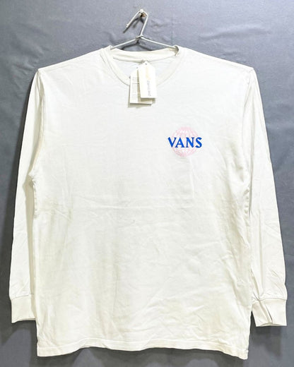 Vans White Cotton T Shirt For Men M - Preloved Labels