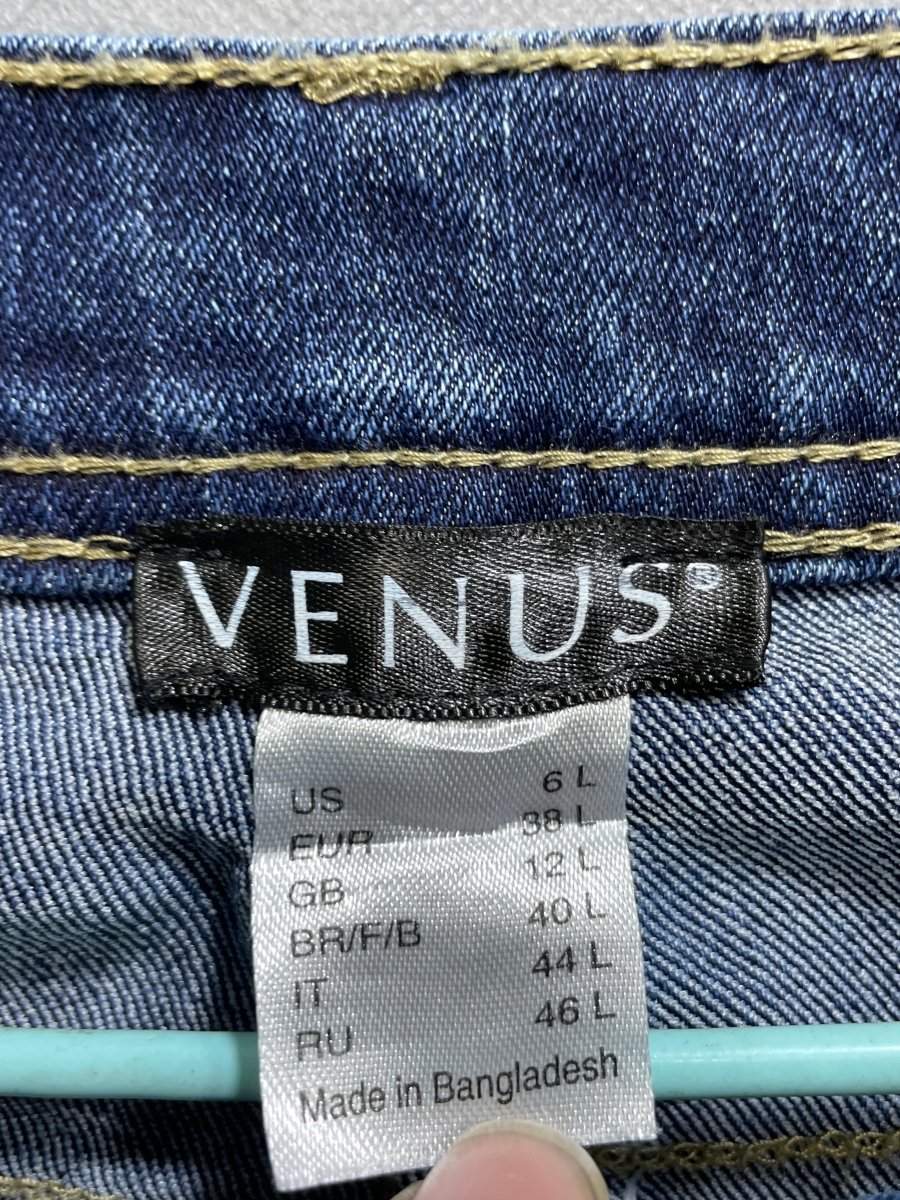 Venus Blue Denim Jeans For Women Pant L - Preloved Labels