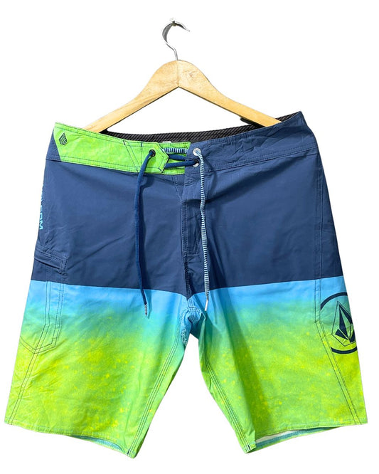 Volcom Blue Parachute Polyester Short For Men M - Preloved Labels