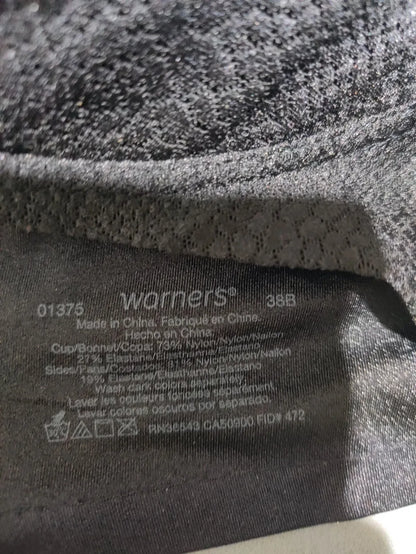 Warner's Women Black Sport Bra 38B L – Preloved Labels (view 3)