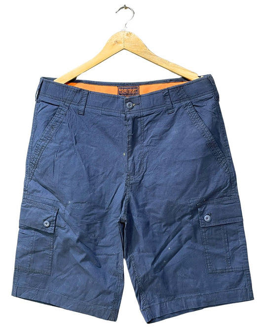 Wear First Blue Polyester Short For Men M - Preloved Labels