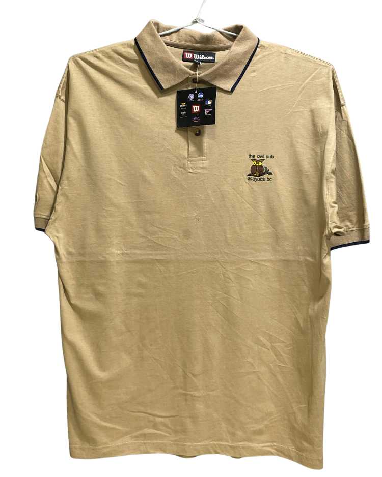 Wilson Khaki Cotton Polo T Shirt For Men X Large - Preloved Labels