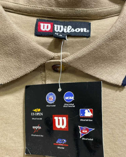 Wilson Khaki Cotton Polo T Shirt For Men X Large - Preloved Labels