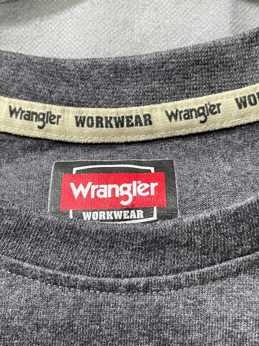 Wrangler Gray Cotton T Shirt For Men S - Preloved Labels