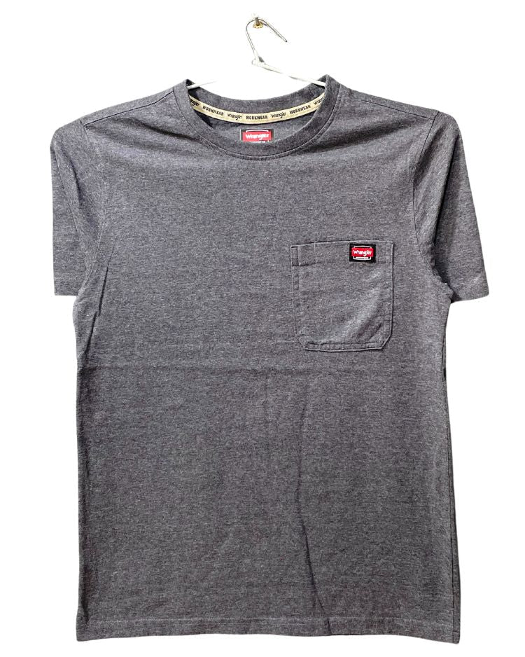 Wrangler Gray Cotton T Shirt For Men S - Preloved Labels