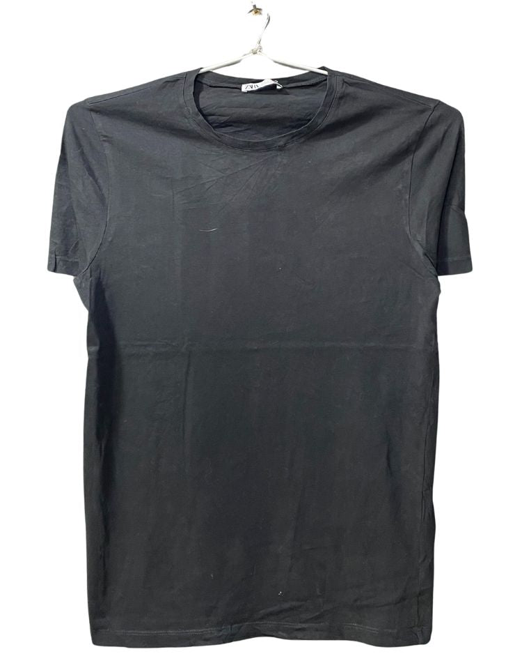 Zara Black Cotton T Shirt For Men S - Preloved Labels