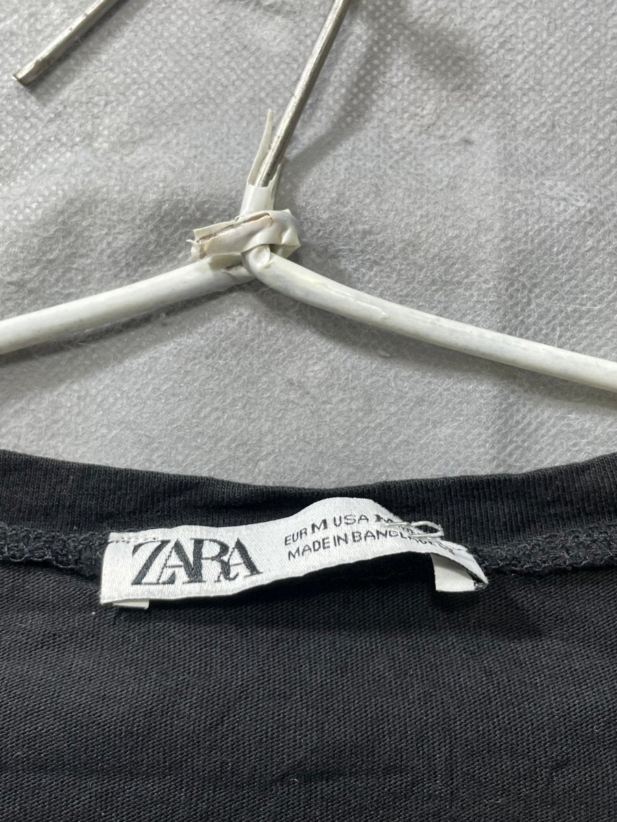Zara Black Cotton T Shirt For Men S - Preloved Labels