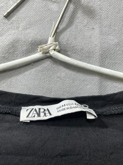 Zara Black Cotton T Shirt For Men S - Preloved Labels