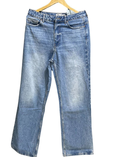 Zara Blue Denim For Women Pant M - Preloved Labels