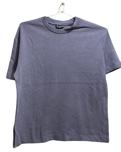 Zara Grey Polyester Jersey Sport For Women T Shirt Large - Preloved Labels