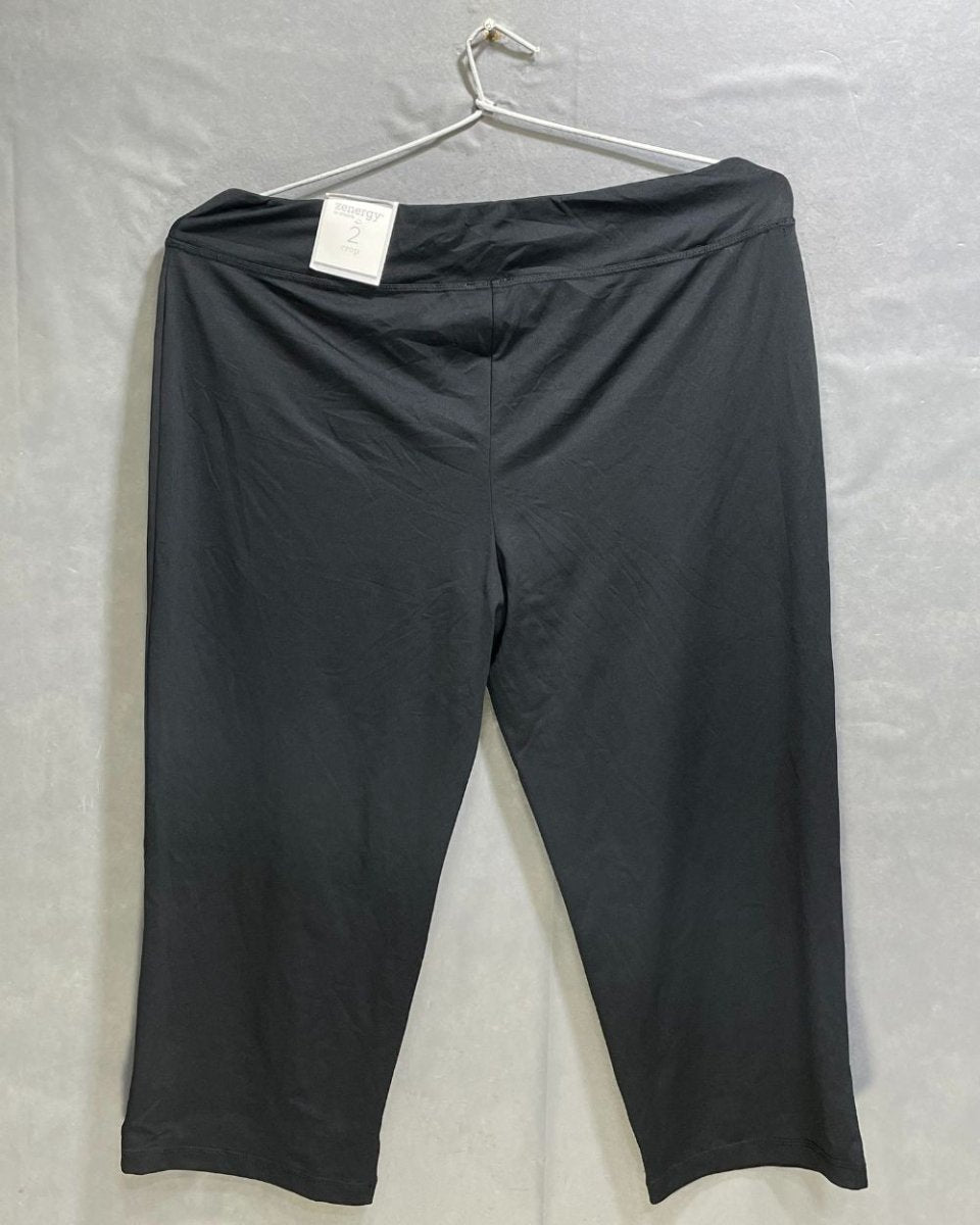 Zenergy Black Polyester Stretch Gym tights For Women XXL - Preloved Labels
