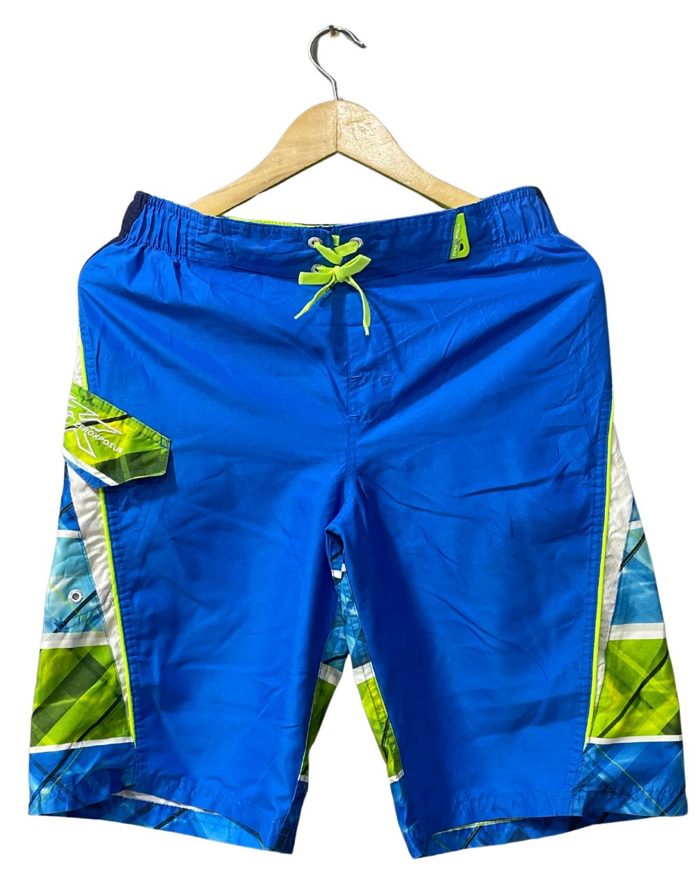 Zeroxposur Blue Polyester Short For Men XS - Preloved Labels