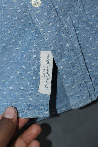 H.M Branded Original Cotton Denim Shirt For Men