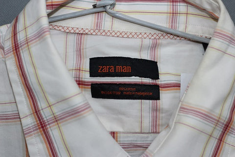 Zara Man Branded Original Cotton Shirt For Men