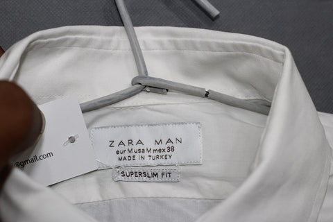 Zara Man Branded Original Cotton Shirt For Men