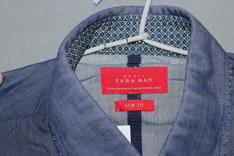 Zara Man Branded Original Cotton Shirt For Men