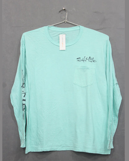Salt Life Branded Original For Cotton Round Neck Men T Shirt X Large | Preloved Labels