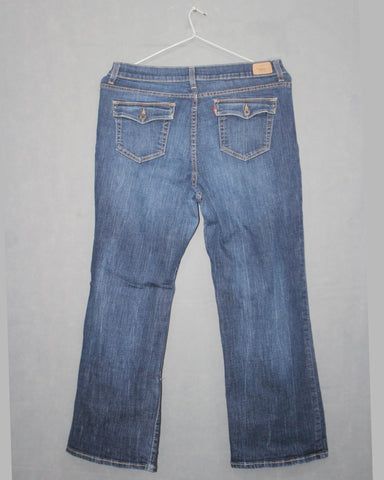 Levi's 512 Branded Original Denim Flare Jeans For Women Pant