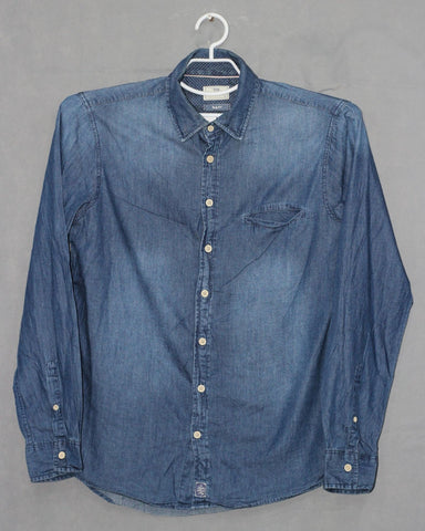 Easy Wear Branded Original Denim Shirt For Men